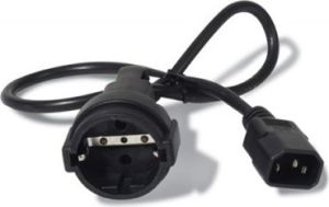 Kabel zasilający APC PWR CORD C14 to CEE 7/7 Schuko 0.6m (AP9880) 1