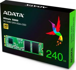 Dysk SSD ADATA Ultimate SU650 240GB M.2 2280 SATA III (ASU650NS38-240GT-C) 2