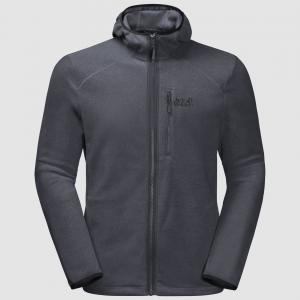 Jack Wolfskin Polar męski Skywind Hooded Jacket Ebony r. XXL 1