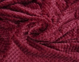 Darymex Koc Mikrofibra Żakard Amorro Bordo Pled 150x200 2