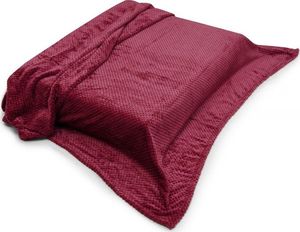 Darymex Koc Mikrofibra Żakard Amorro Bordo Pled 150x200 3