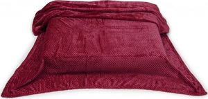Darymex Koc Mikrofibra Żakard Amorro Bordo Pled 150x200 4
