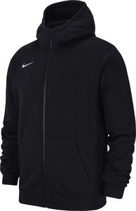 Nike Bluza dziecięca Team Club 19 Full-Zip Fleece Hoodie czarna r. 122 (AJ1458 010) 1