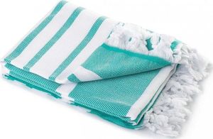 Tuva Home Ręcznik Kąpielowy Bawełniany Hamam Turkus 100x180 1