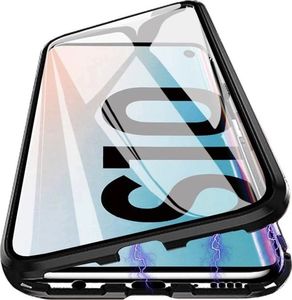 Etui Magnetyczne Front+Back Galaxy S10 Silver 12