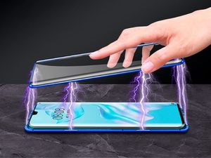 Etui Magnetyczne Front+Back Huawei P30 Pro Silver 5