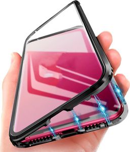 Etui Magnetyczne Front+Back Samsung Galaxy A50 Silver 7