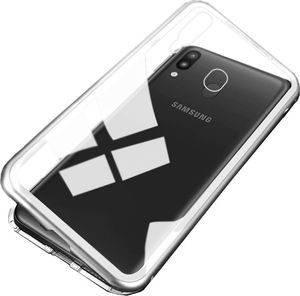 Etui Magnetyczne Samsung Galaxy M20 Silver 1
