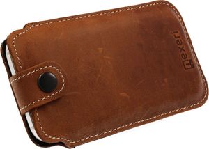 Nexeri Etui Leather Pocket XXL GALAXY A10 / IPHONE 8+ PLUS brązowe 5