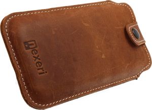 Nexeri Etui Leather Pocket XL IPHONE X XS / SAMSUNG GALAXY S6 brązowe 4