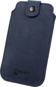 Nexeri Etui Leather Pocket XL IPHONE X XS / SAMSUNG GALAXY S6 granatowe 2
