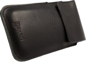 Nexeri Etui Kabura skórzana do paska pionowa otwierana portfel Nexeri Flap Leather SAMSUNG GALAXY A70 / A80 / NOTE 9 czarne uniwersalny 4