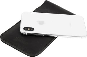 Nexeri Etui Kabura skórzana do paska pionowa otwierana portfel Nexeri Flap Leather SAMSUNG GALAXY A70 / A80 / NOTE 9 czarne uniwersalny 8