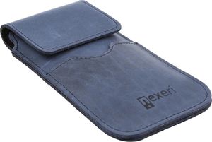 Nexeri Etui Flap Leather IPHONE X XS / SAMSUNG GALAXY S6 granatowe 7