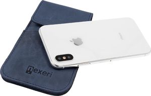 Nexeri Etui Flap Leather IPHONE X XS / SAMSUNG GALAXY S6 granatowe 8