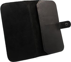 Nexeri Etui Wallet Leather XL IPHONE 6+ PLUS / SAMSUNG GALAXY A10 czarne 5
