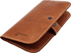 Nexeri Etui Wallet Leather XXL GALAXY A70 brązowe 5