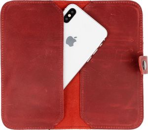 Nexeri Etui Wallet Leather XXL GALAXY A70 bordowe 6