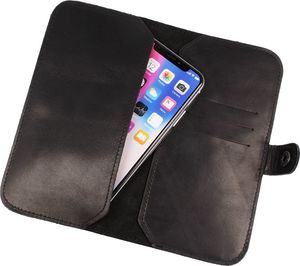 Nexeri Etui Wallet Leather XXL GALAXY A70 czarne 9