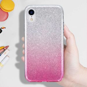 Etui Brokat Glitter SAMSUNG GALAXY A10 srebrno-różowe uniwersalny 4