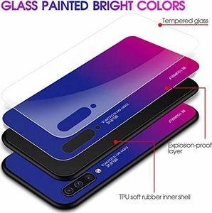Etui Szklane Glass case Gradient IPHONE 11 PRO jasny róż uniwersalny 3