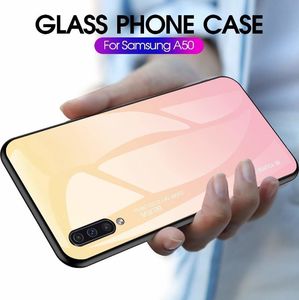 Etui Szklane Glass case Gradient HUAWEI P20 LITE jasny róz uniwersalny 4