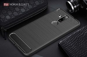 Etui Pancerne Carbon NOKIA 6.2 czarne uniwersalny 3