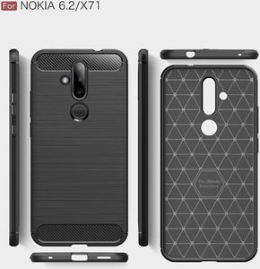 Etui Pancerne Carbon NOKIA 6.2 czarne uniwersalny 4