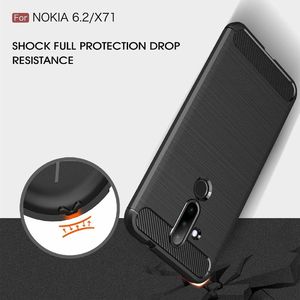 Etui Pancerne Carbon NOKIA 6.2 czarne uniwersalny 6