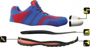 Dedra półbuty bezpieczne M2 sport, rozmiar 41, kategoria S1 SRC, kompozyt (BH9M2V-41) 2