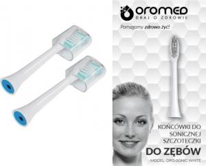 Końcówka Oromed do szczoteczki sonicznej Oro-Sonic biała 2szt. 3