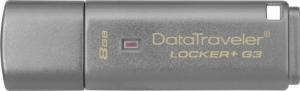 Pendrive Kingston DataTraveler Locker+ G3, 8 GB  (DTLPG3/8GB) 1