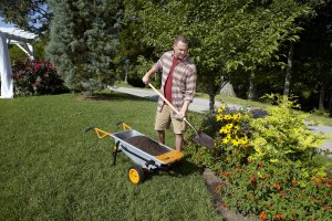 Worx Taczka srebrna (WG050) 21