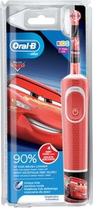 Szczoteczka Oral-B Vitality Kids D100 Cars Czerwona 3