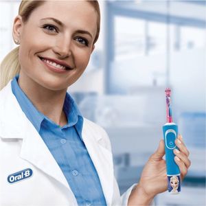 Szczoteczka Oral-B Vitality Kids D100 Frozen Niebieska 4