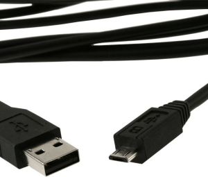 Kabel USB LogiLink USB-A - microUSB 1.8 m Czarny (CU0034) 1