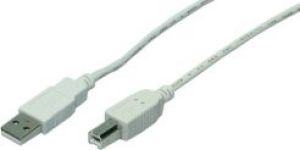 Kabel USB LogiLink USB-A - USB-B 5 m Biały (CU0009) 1