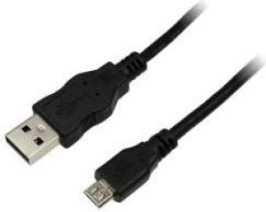 Kabel USB LogiLink USB-A - microUSB 1 m Czarny (CU0058) 1