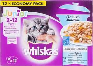 Whiskas Potrawka Junior Smaki Rybne galaretka (1,02 kg ) 5