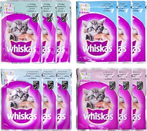 Whiskas Potrawka Junior Smaki Rybne galaretka (1,02 kg ) 7