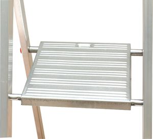 Krause Solidy Drabina wolnostojąca jednostronna aluminiowa 3 stopniowa (126214) 2