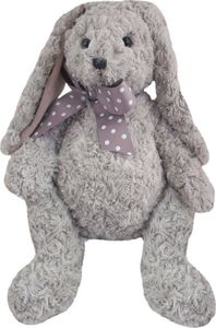 Beppe Maskotka Szary Królik Caramen z Kokardką 28 cm uniwersalny 1