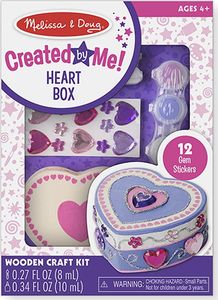 Melissa & Doug DIY Pudełko Serduszko Szkatułka Drewniana 1
