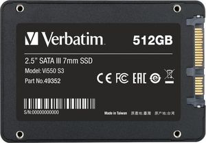 Dysk SSD Verbatim Vi550 512GB 2.5" SATA III (49352) 2