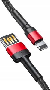 Kabel USB Baseus CALKLF-H91 (USB - Lightning ; 2m; kolor czarno-czerwony) 1