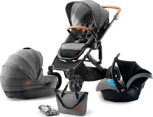 Wózek KinderKraft Prime 3w1 szary 8