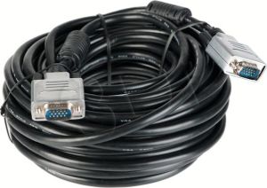 Kabel Equip D-Sub (VGA) - D-Sub (VGA) 15m czarny (118865) 1