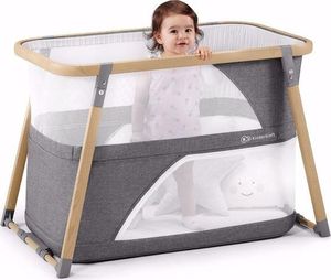 KinderKraft Łóżeczko turystyczne z funkcją kojca SOFI grey 7