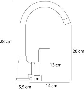 Bateria kuchenna Pyramis Bello stojąca carbon (090918501 granit karbon) 2