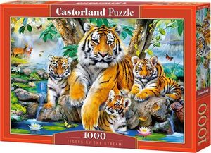Castorland Puzzle 1000 Tigers by the Stream CASTOR 1
